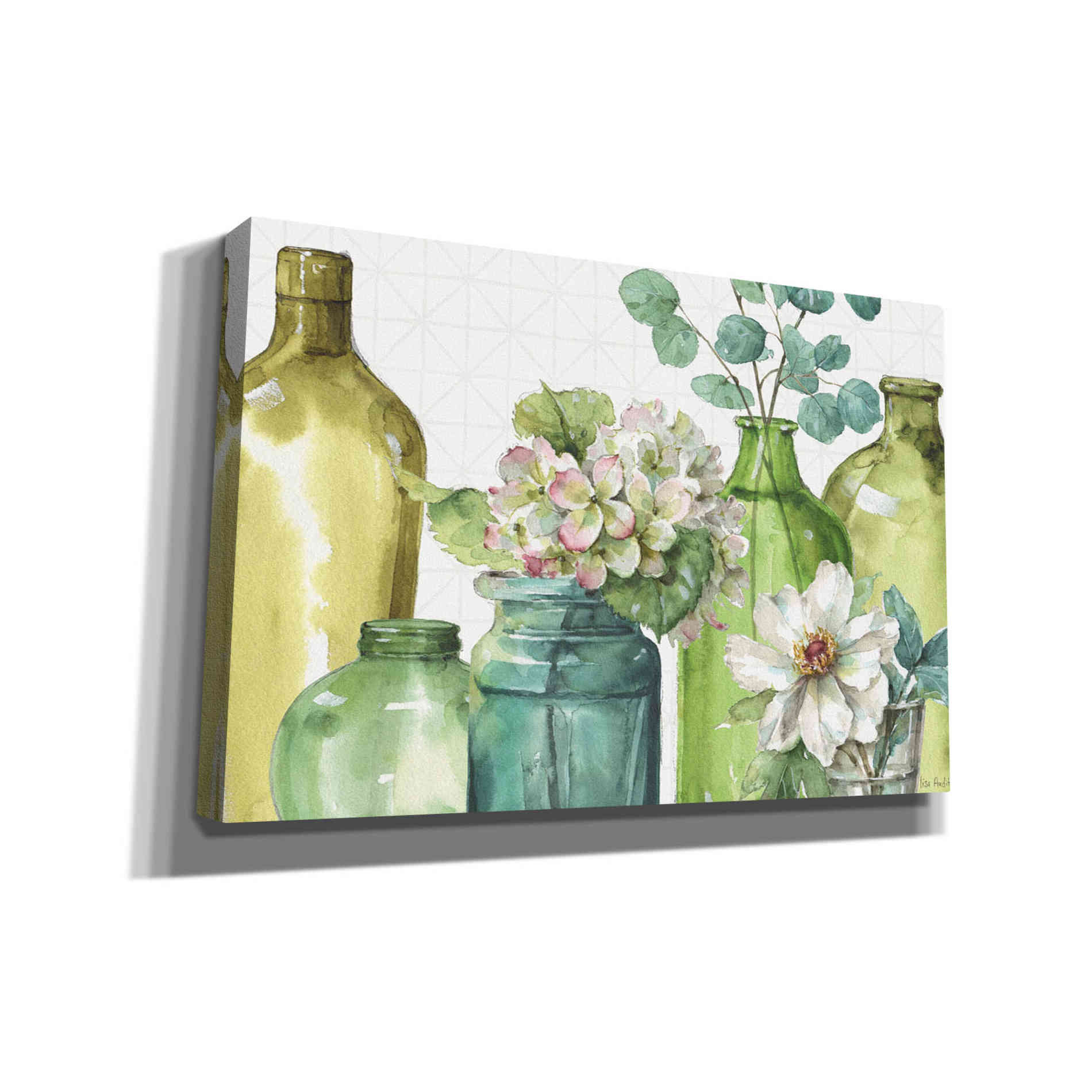 'Mixed Greens XIIX' by Lisa Audit, Canvas Wall Art