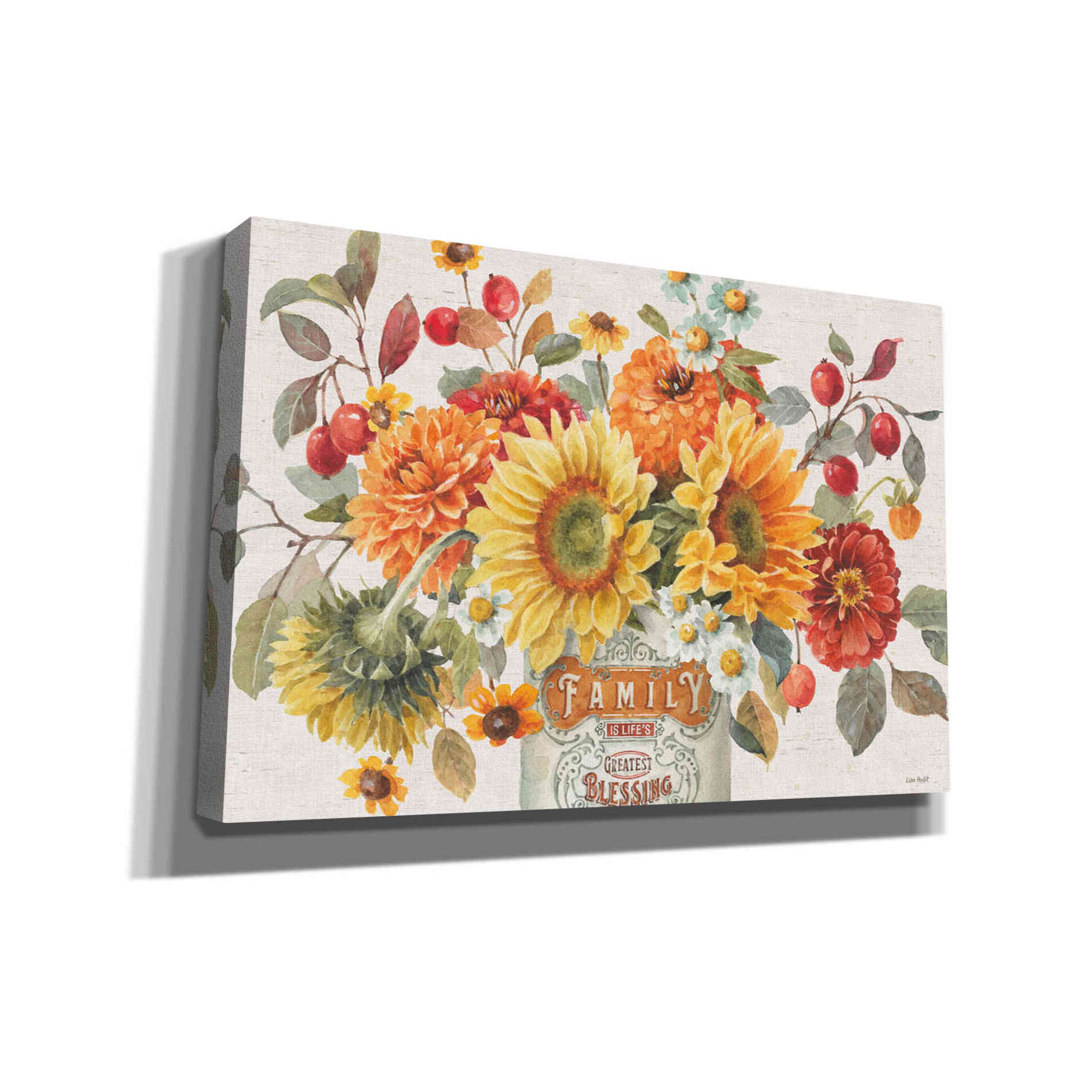 'Autumn In Bloom I' by Lisa Audit, Canvas Wall Art