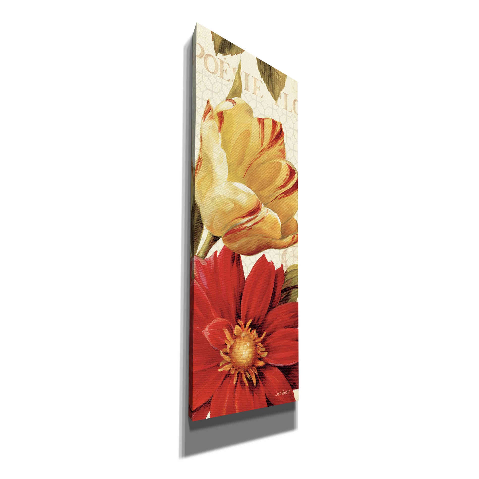 'Poesie Florale Panel II' by Lisa Audit, Canvas Wall Art