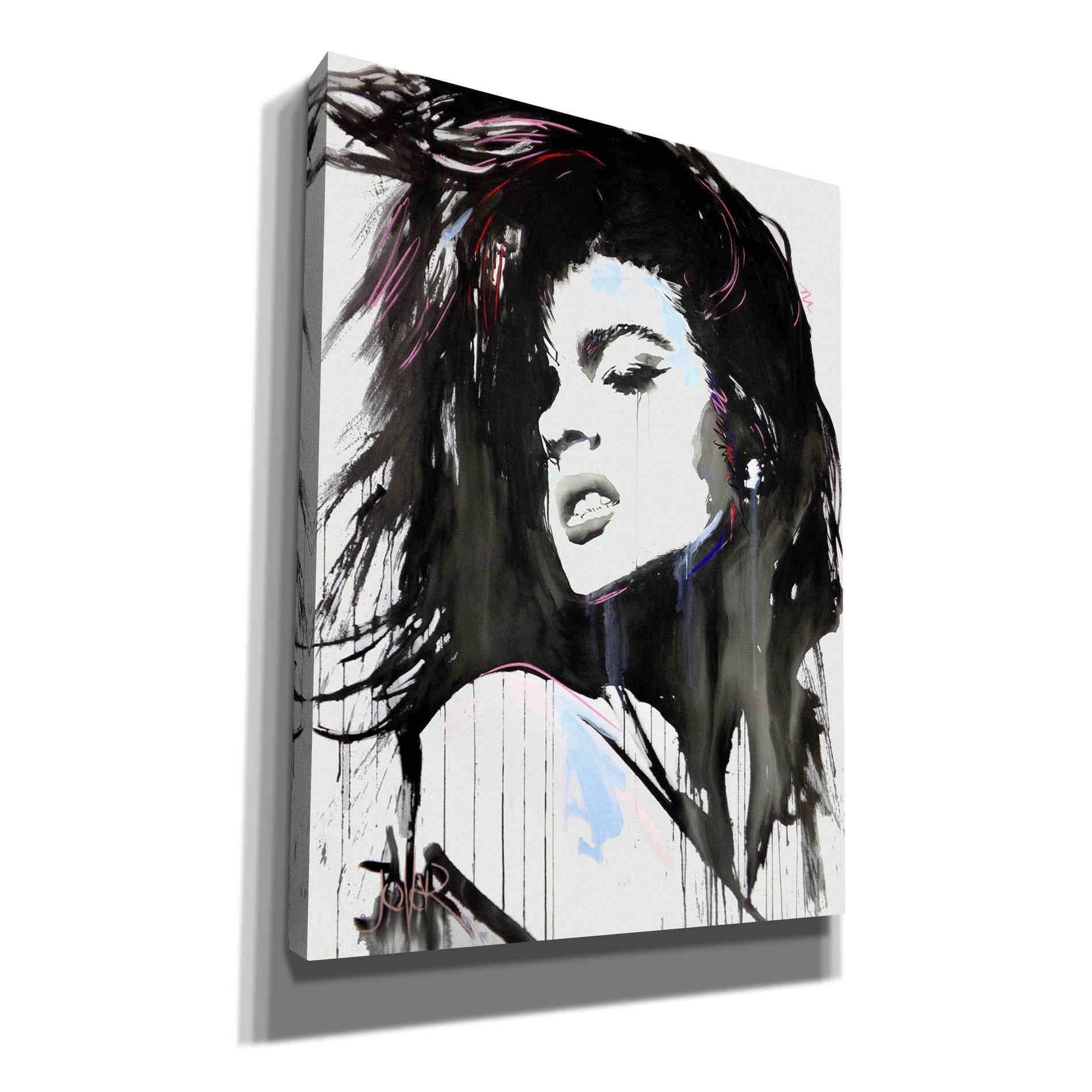 'Aztec Heart' by Loui Jover, Canvas Wall Art