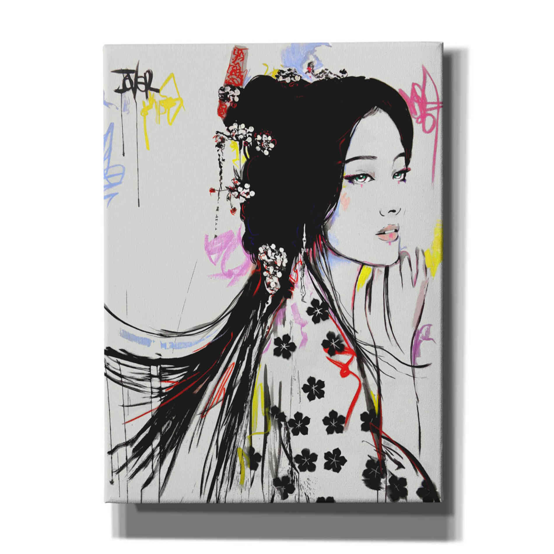 'Jing' by Loui Jover, Canvas Wall Art