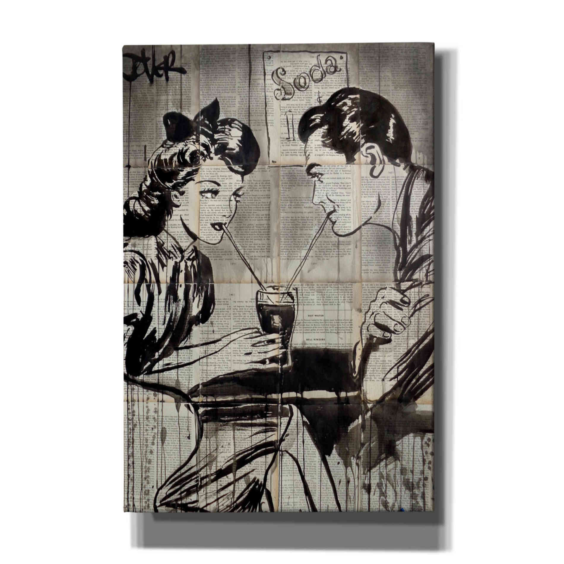 'Soda' by Loui Jover, Canvas Wall Art