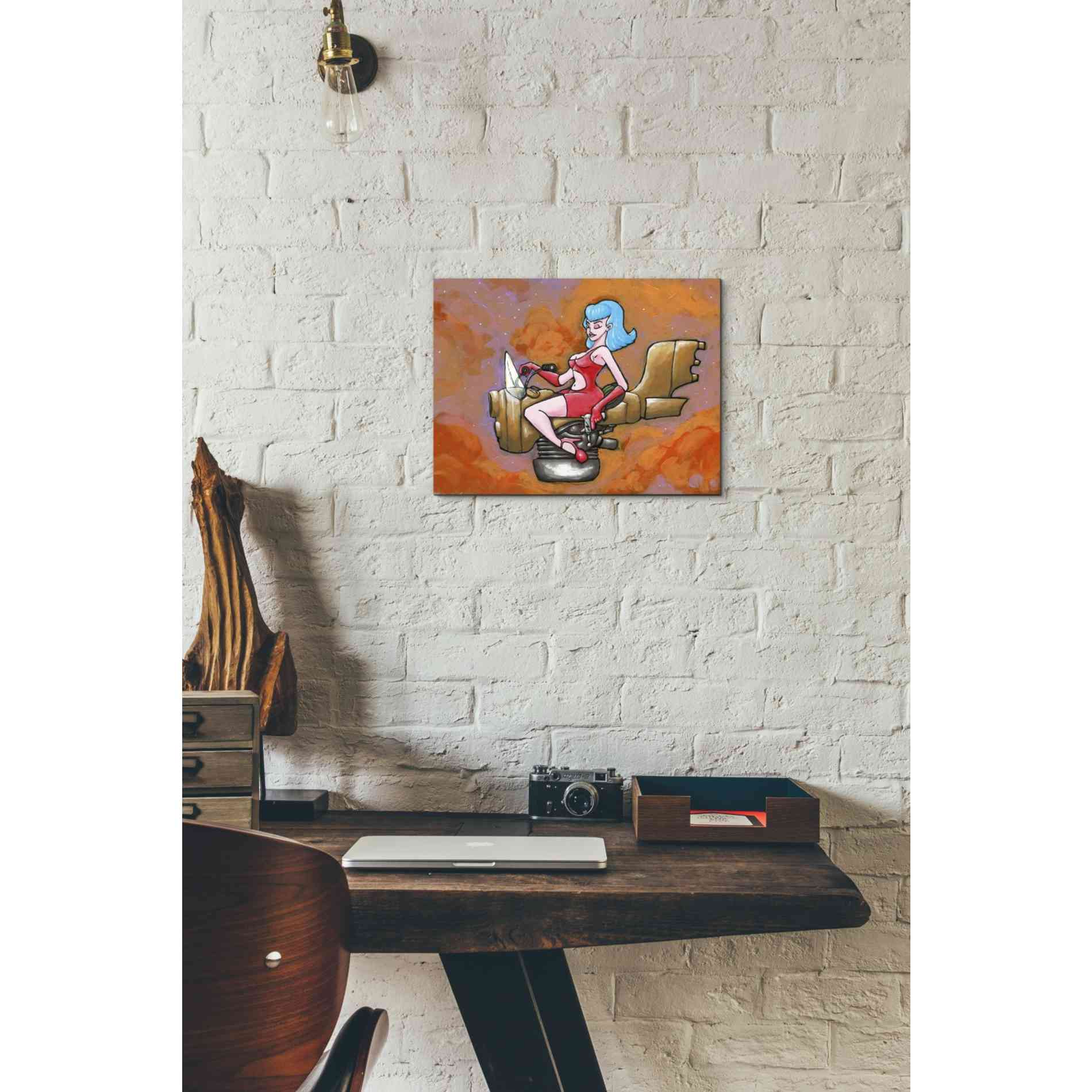 'Rocket Queen Paint' Craig Snodgrass, Canvas Wall Art,16 x 12