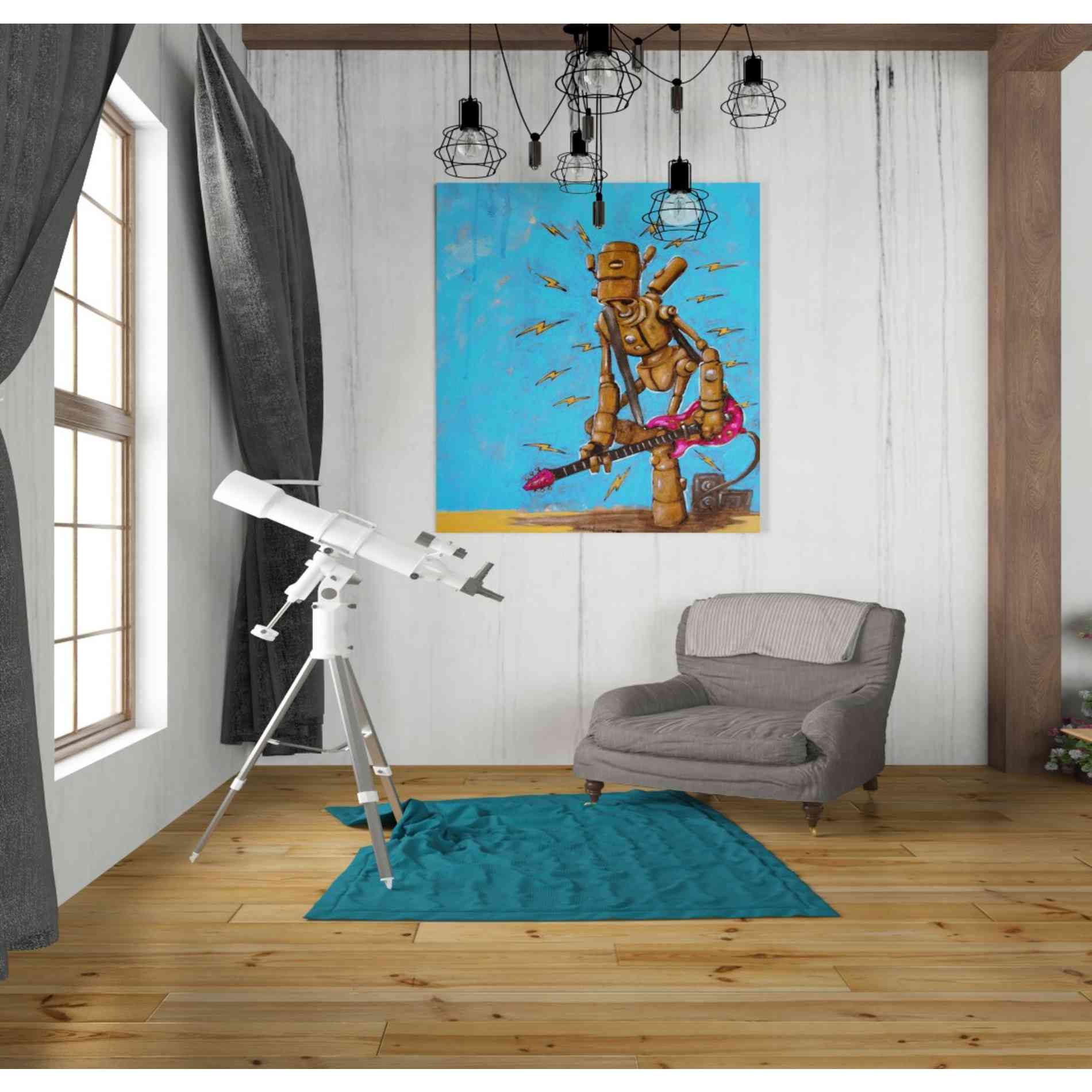 'High Voltage' Craig Snodgrass, Canvas Wall Art,26 x 30