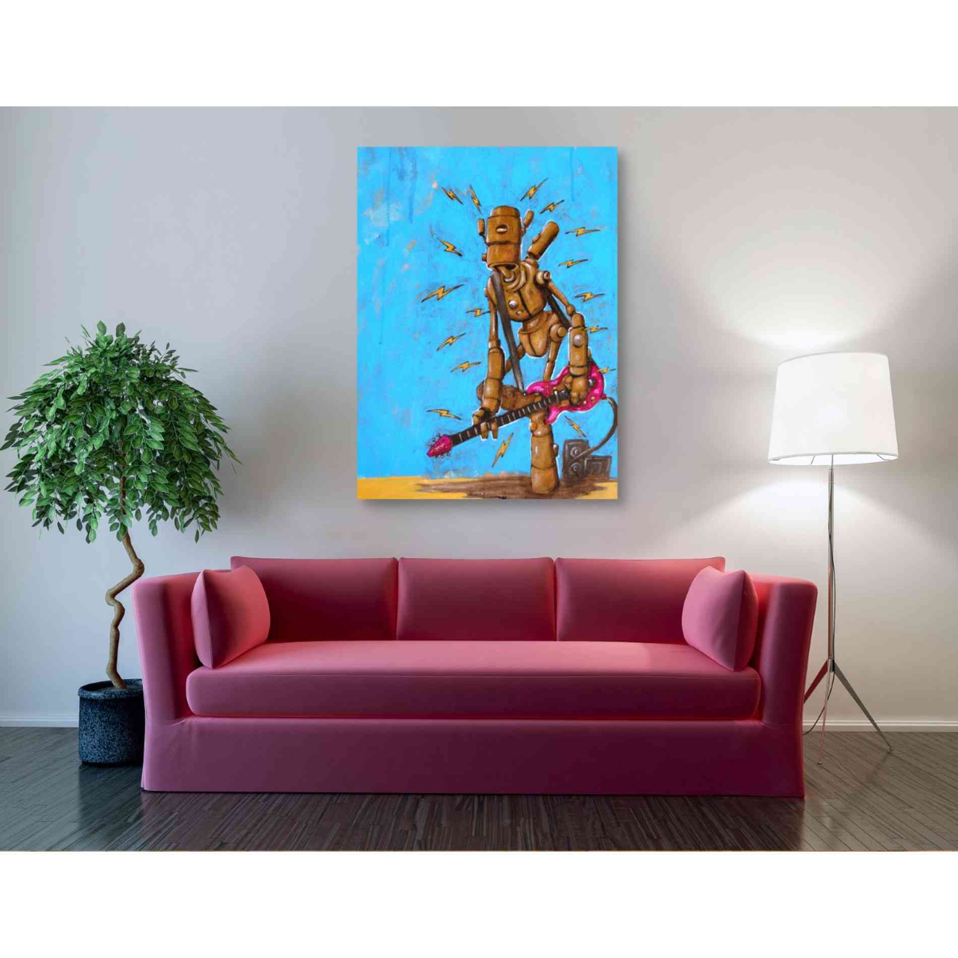 'High Voltage' Craig Snodgrass, Canvas Wall Art,40 x 54