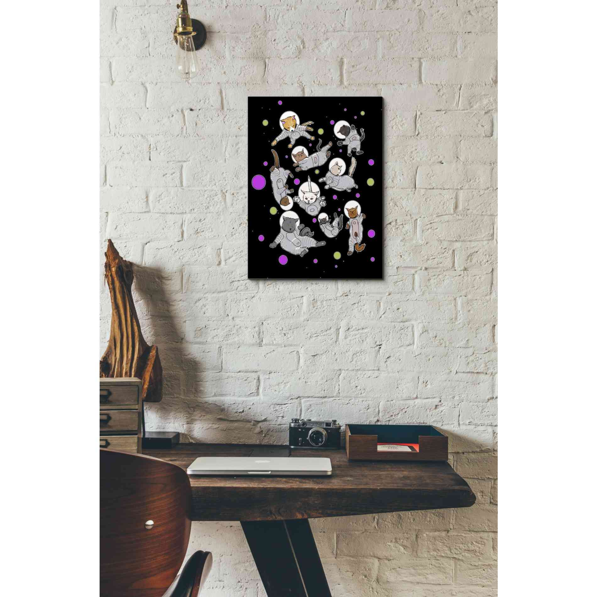 'Space Cats' Craig Snodgrass, Canvas Wall Art,12 x 16