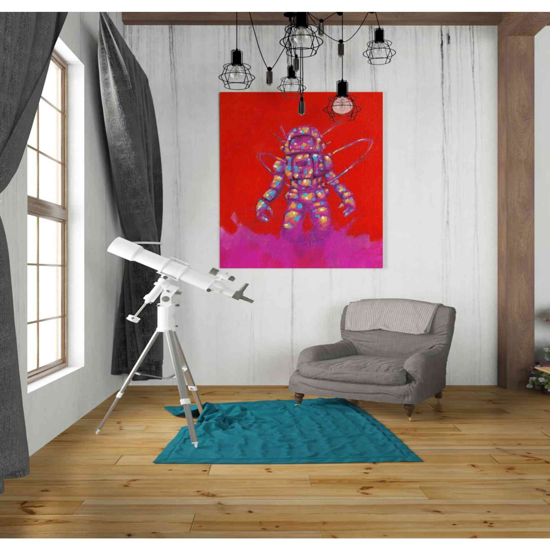 'Zapow Art I' Craig Snodgrass, Canvas Wall Art,26 x 30