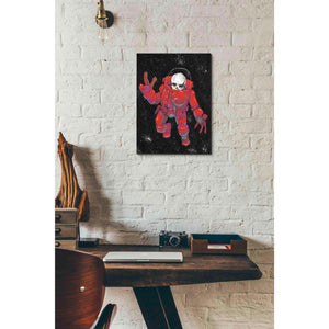 'Astro Skull' Craig Snodgrass, Canvas Wall Art,12 x 16