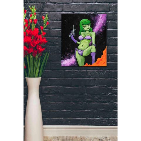 Image of 'Green Space Girl' Craig Snodgrass, Canvas Wall Art,20 x 24
