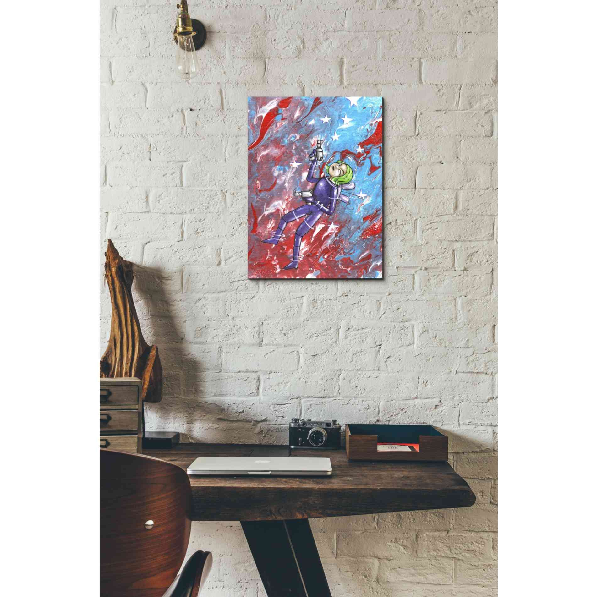 'Space Girl 1' Craig Snodgrass, Canvas Wall Art,12 x 16