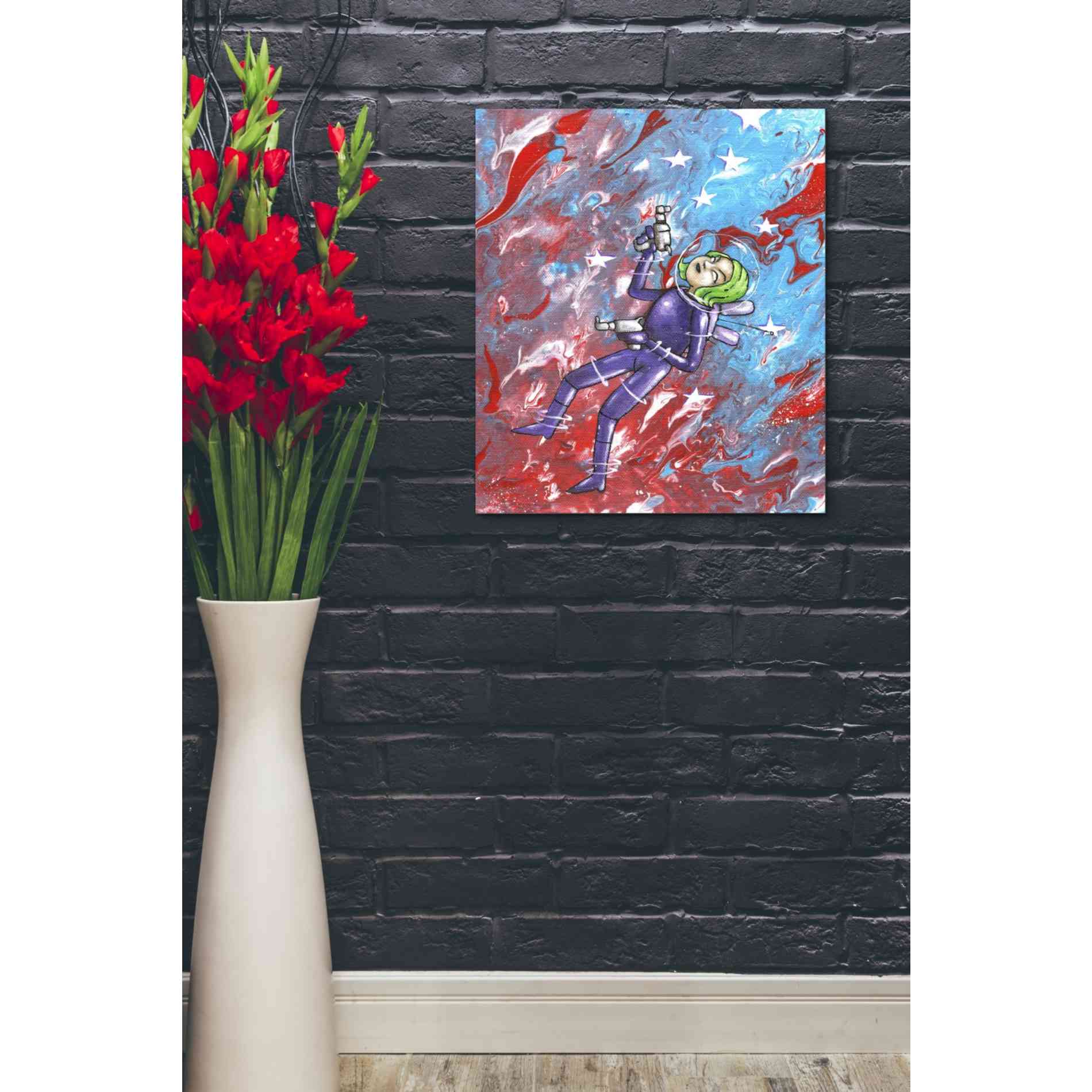 'Space Girl 1' Craig Snodgrass, Canvas Wall Art,20 x 24