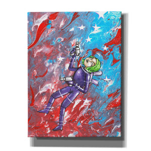 'Space Girl 1' Craig Snodgrass, Canvas Wall Art,Size C Portrait