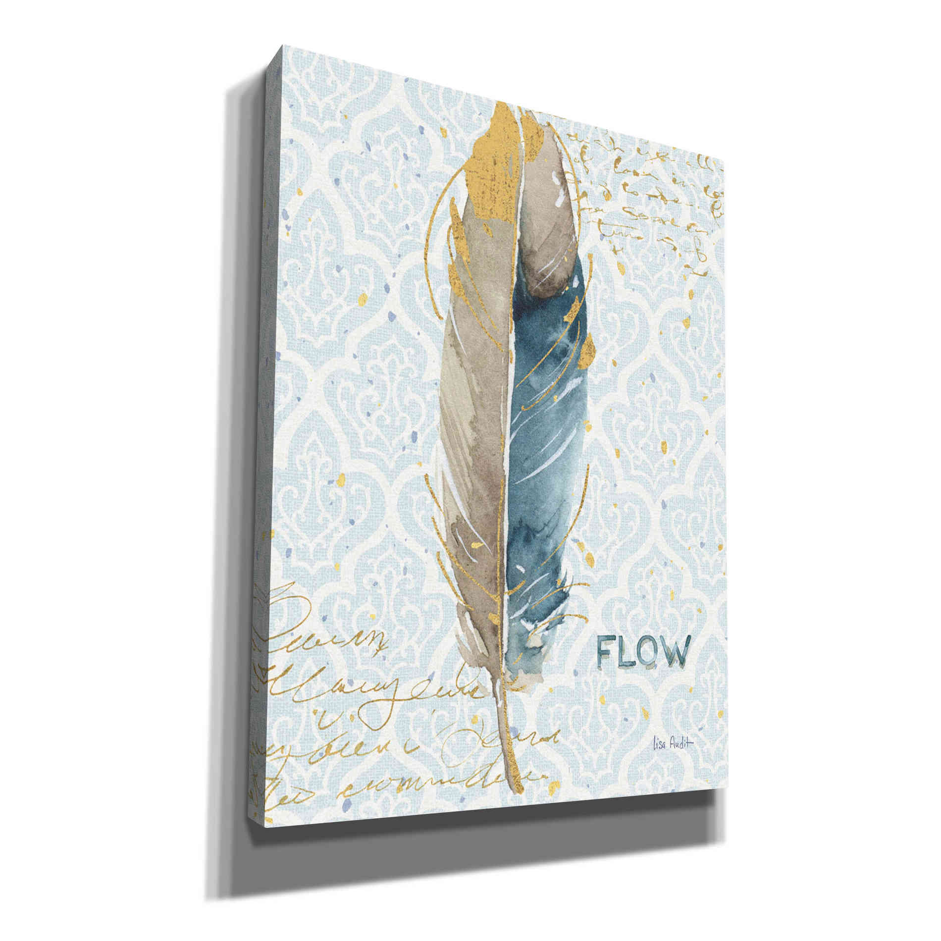 'Indigold XXI' by Lisa Audit, Canvas Wall Art