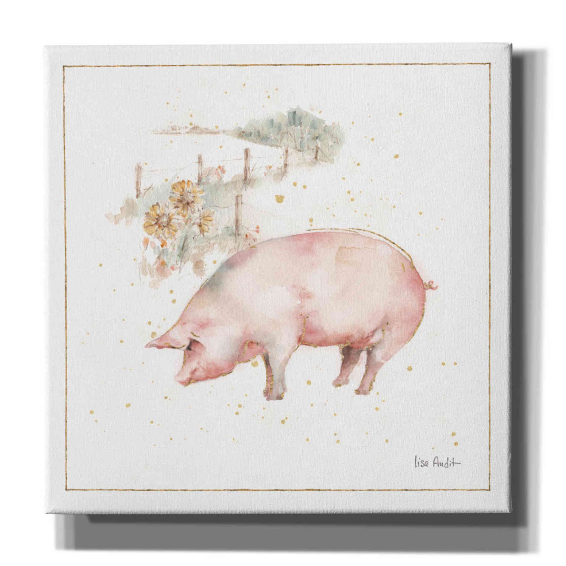 'Farm Friends IX' by Lisa Audit, Canvas Wall Art