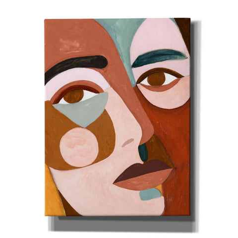 Image of 'Geo Face III' by Victoria Borges, Canvas Wall Art