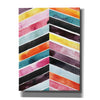 'Vivid Watercolor Chevron I' by Grace Popp, Canvas Wall Glass