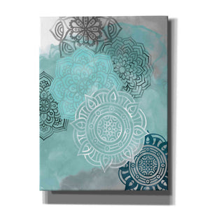 'Ink Blot Mandala II' by Grace Popp, Canvas Wall Glass