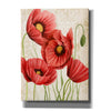'Poised Poppy II' by Grace Popp, Canvas Wall Glass