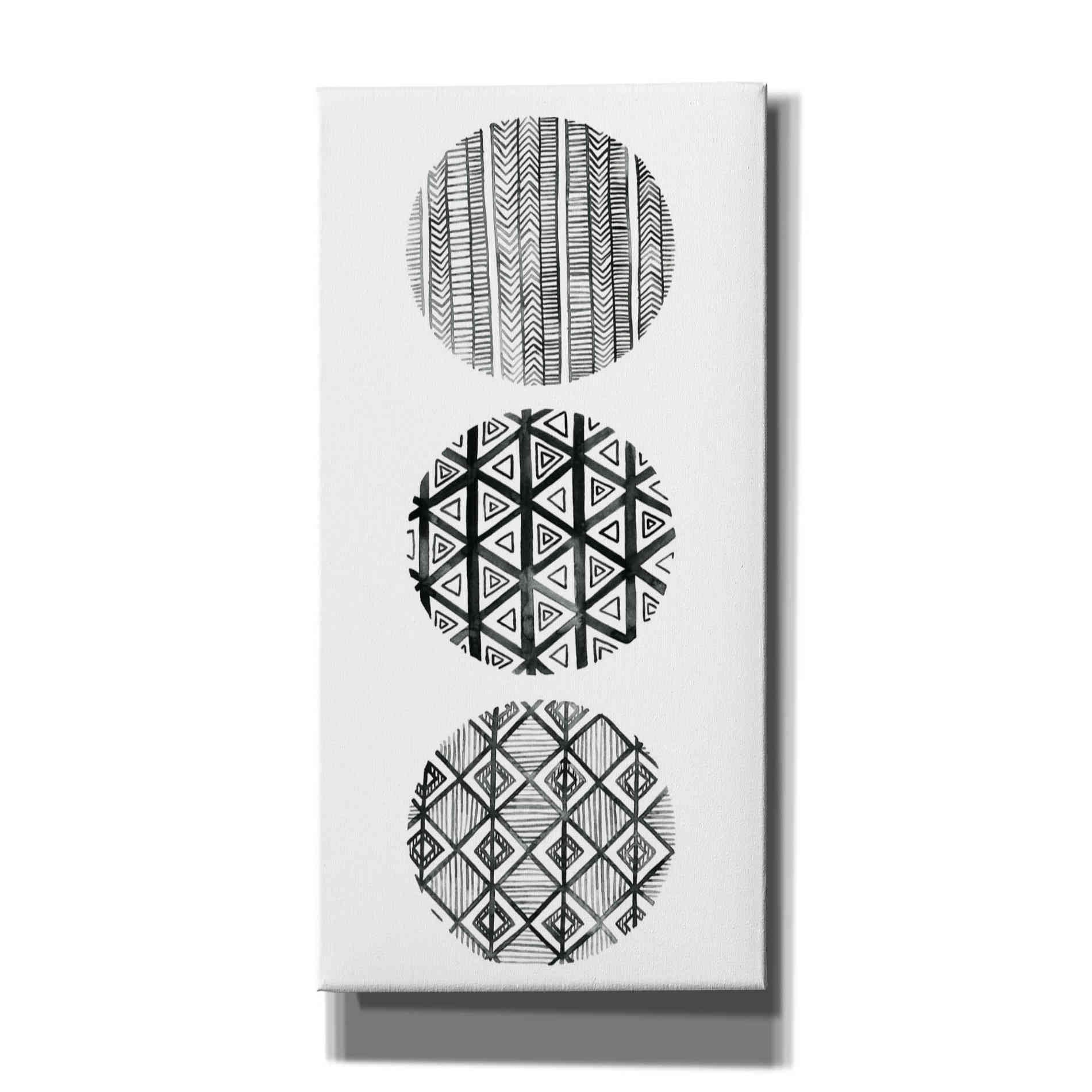 'Tribal Pattern III' by Grace Popp, Canvas Wall Glass