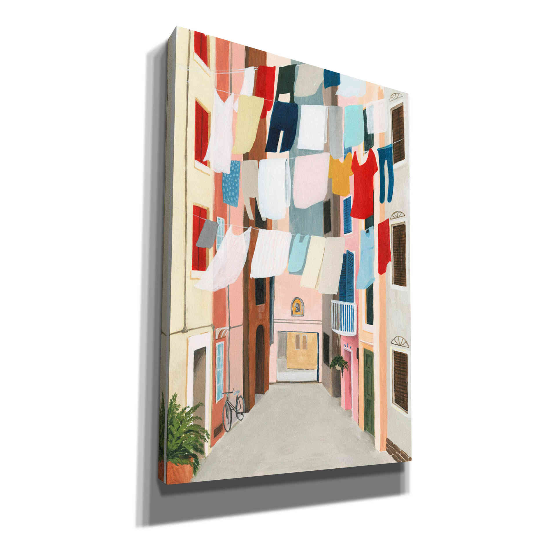 'Laundry Day II' by Grace Popp, Canvas Wall Glass