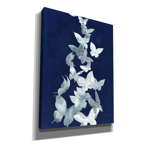 Image of 'Indigo Butterfly Falls II' by Grace Popp, Canvas Wall Glass