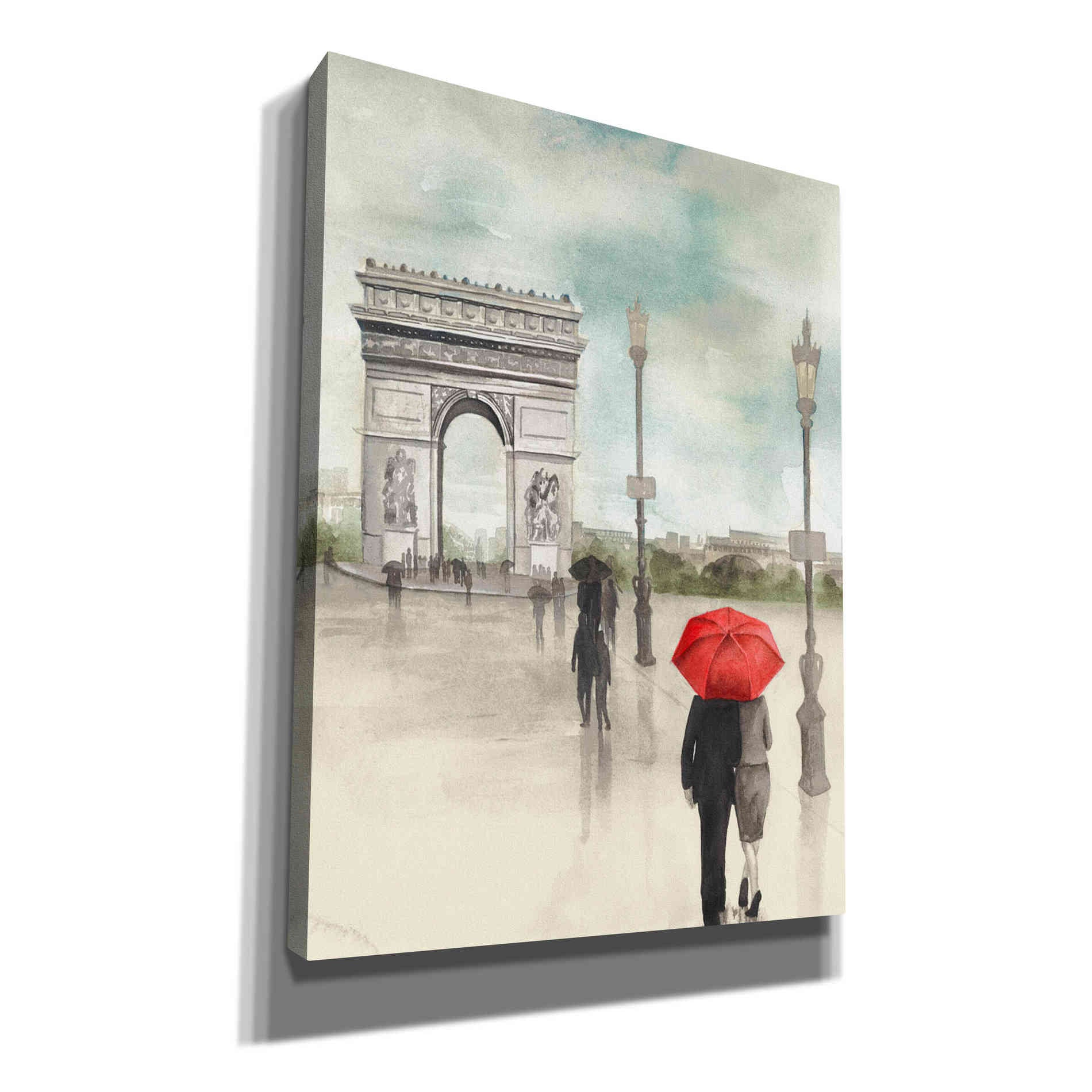 'Rainy Day Lovers II' by Grace Popp, Canvas Wall Glass