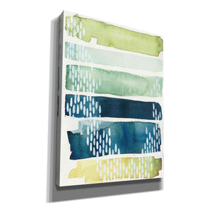 'Aqua Streak II' by Grace Popp, Canvas Wall Glass