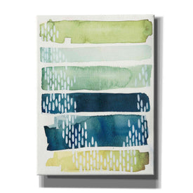 'Aqua Streak II' by Grace Popp, Canvas Wall Glass