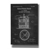'Battery Blueprint Patent Chalkboard,' Canvas Wall Art