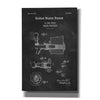 'Beer Faucet Blueprint Patent Chalkboard,' Canvas Wall Art