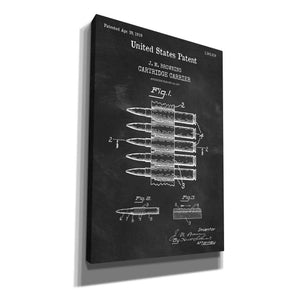 'Carrier Blueprint Patent Chalkboard,' Canvas Wall Art
