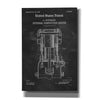 'Combustion Engine Blueprint Patent Chalkboard,' Canvas Wall Art