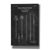 'Drumsticks, 1929 Blueprint Patent Chalkboard,' Canvas Wall Art