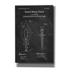 'Incandescent Lamp Blueprint Patent Chalkboard,' Canvas Wall Art