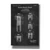 'Shotgun Shell Blueprint Patent Chalkboard,' Canvas Wall Art