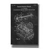 'Suspension Bridge Pickup for Guitar Blueprint Patent Chalkboard,' Canvas Wall Art