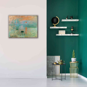 'Impression, Sunrise' by Claude Monet, Canvas Wall Art,34 x 26