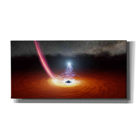 'Black Hole Corona,' Canvas Wall Art