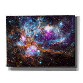 'Cosmic Winert Wonderland,' Canvas Wall Art