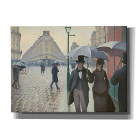 'Paris Street; Rainy Day' by Gustave Caillebotte, Canvas Wall Art