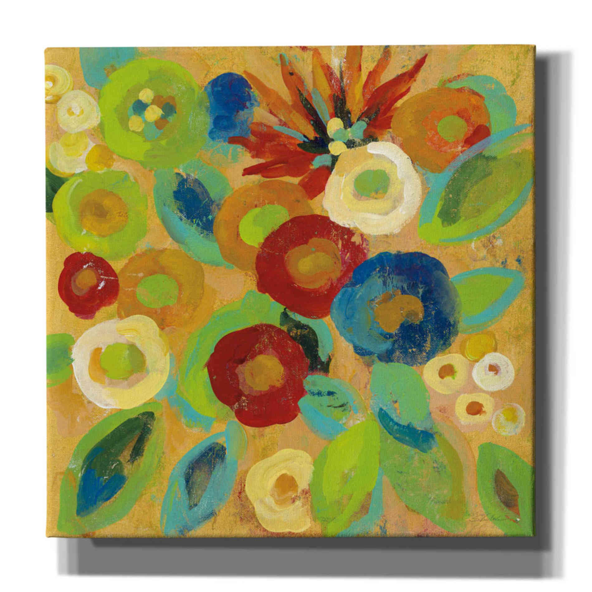 'Flower Market II' by Silvia Vassileva, Canvas Wall Art