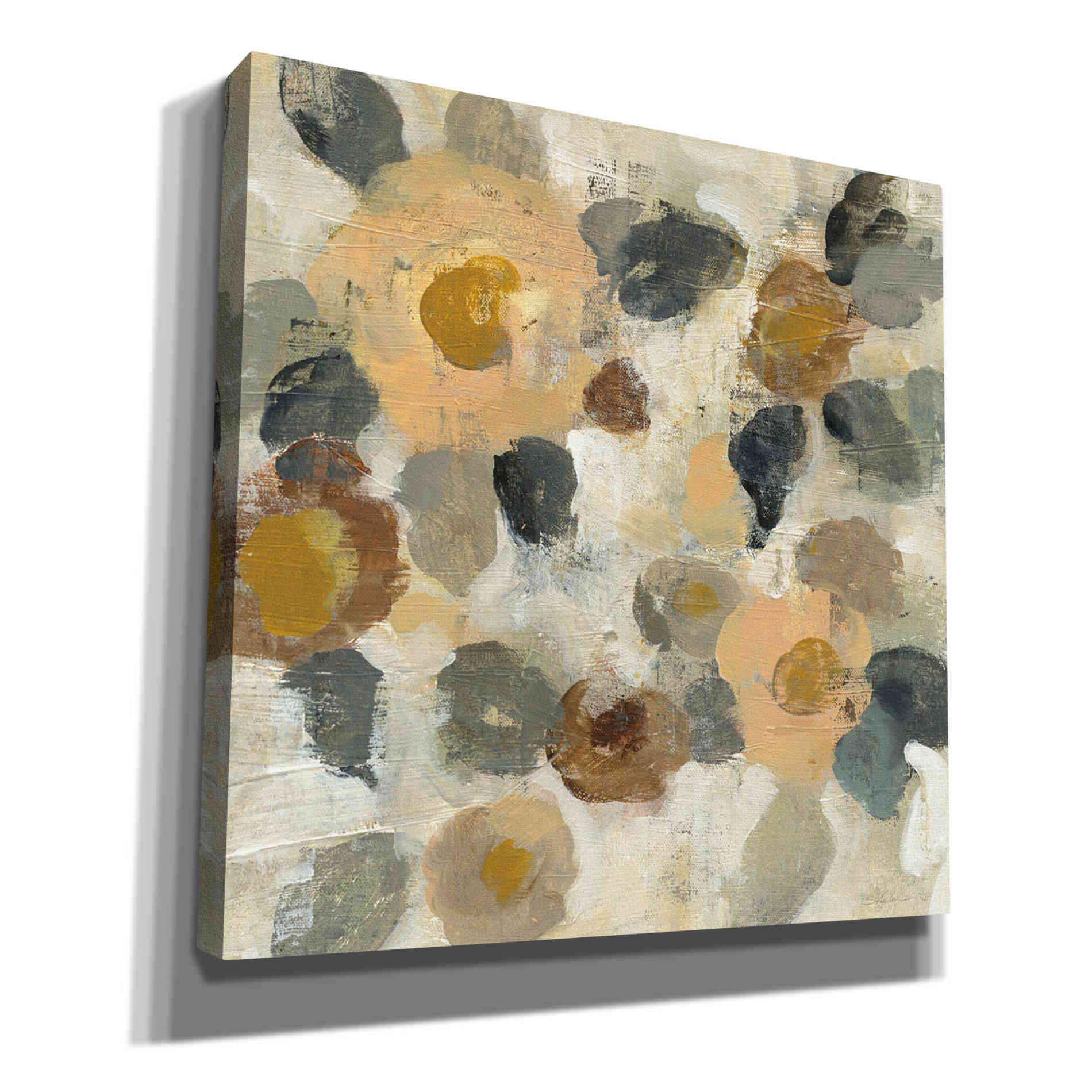 'Neutral Floral II' by Silvia Vassileva, Canvas Wall Art