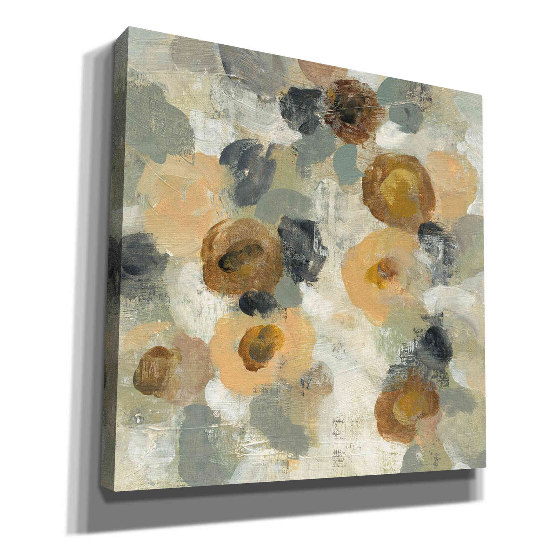 'Neutral Floral III' by Silvia Vassileva, Canvas Wall Art
