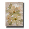 'White on White Floral I' by Silvia Vassileva, Canvas Wall Art