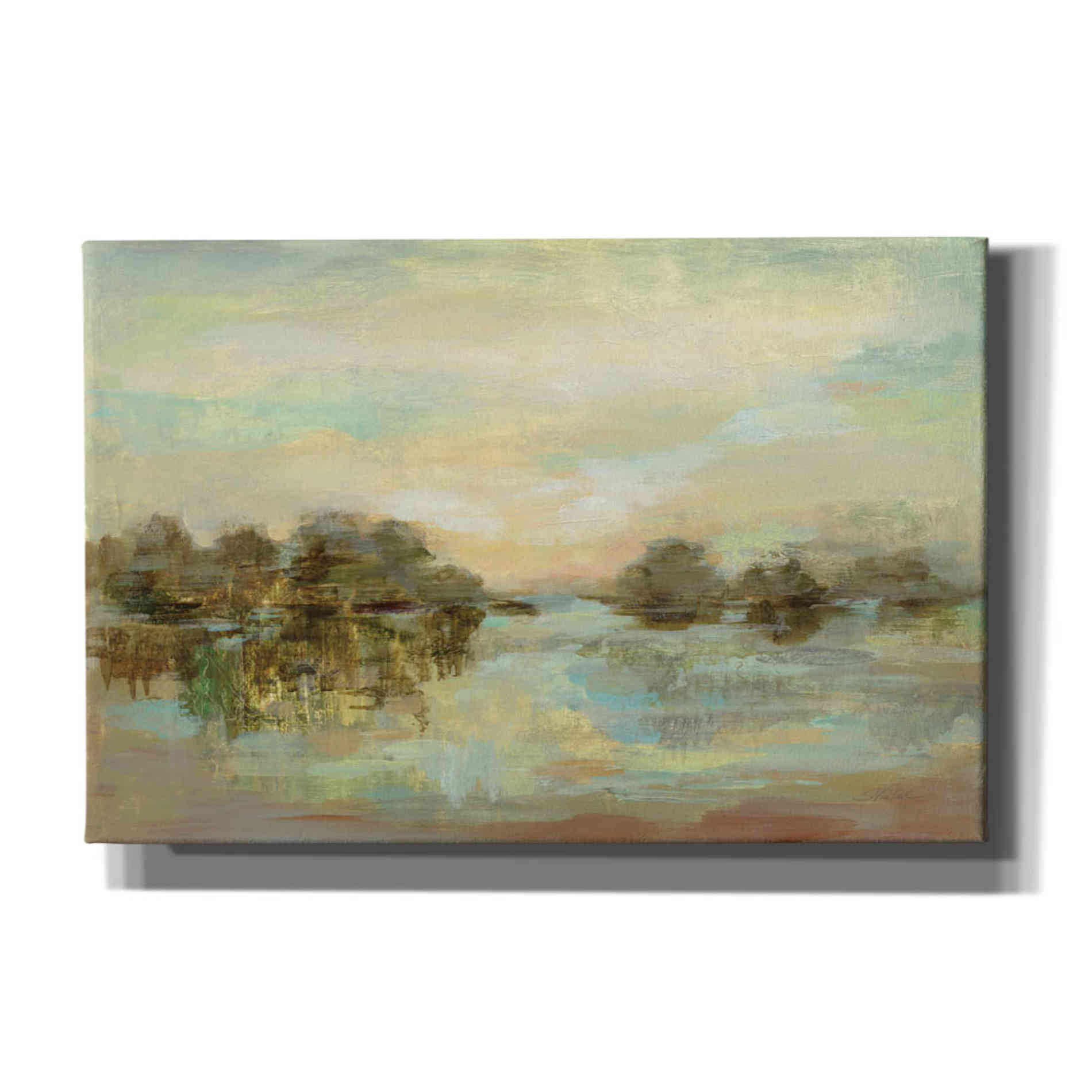 'Dreamy Lake' by Silvia Vassileva, Canvas Wall Art