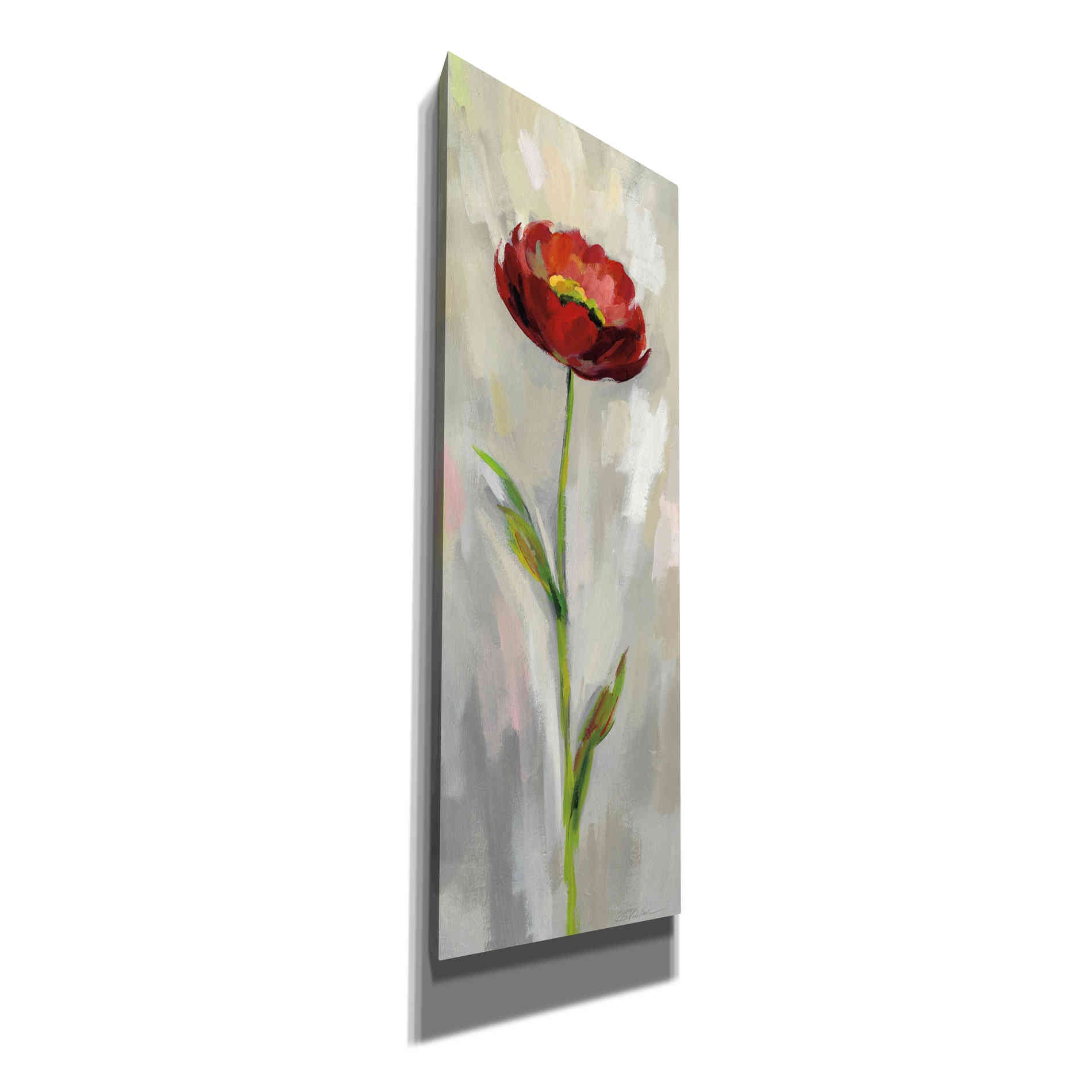 'Single Stem Flower II' by Silvia Vassileva, Canvas Wall Art