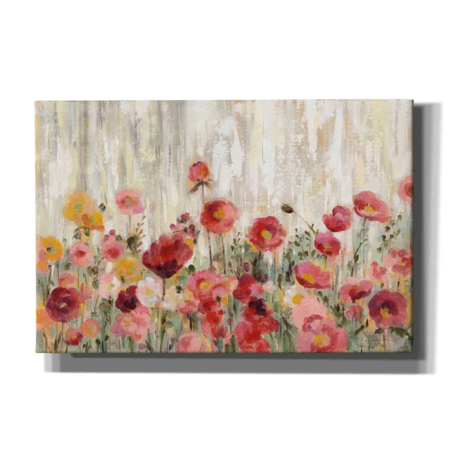 'Sprinkled Flowers' by Silvia Vassileva, Canvas Wall Art