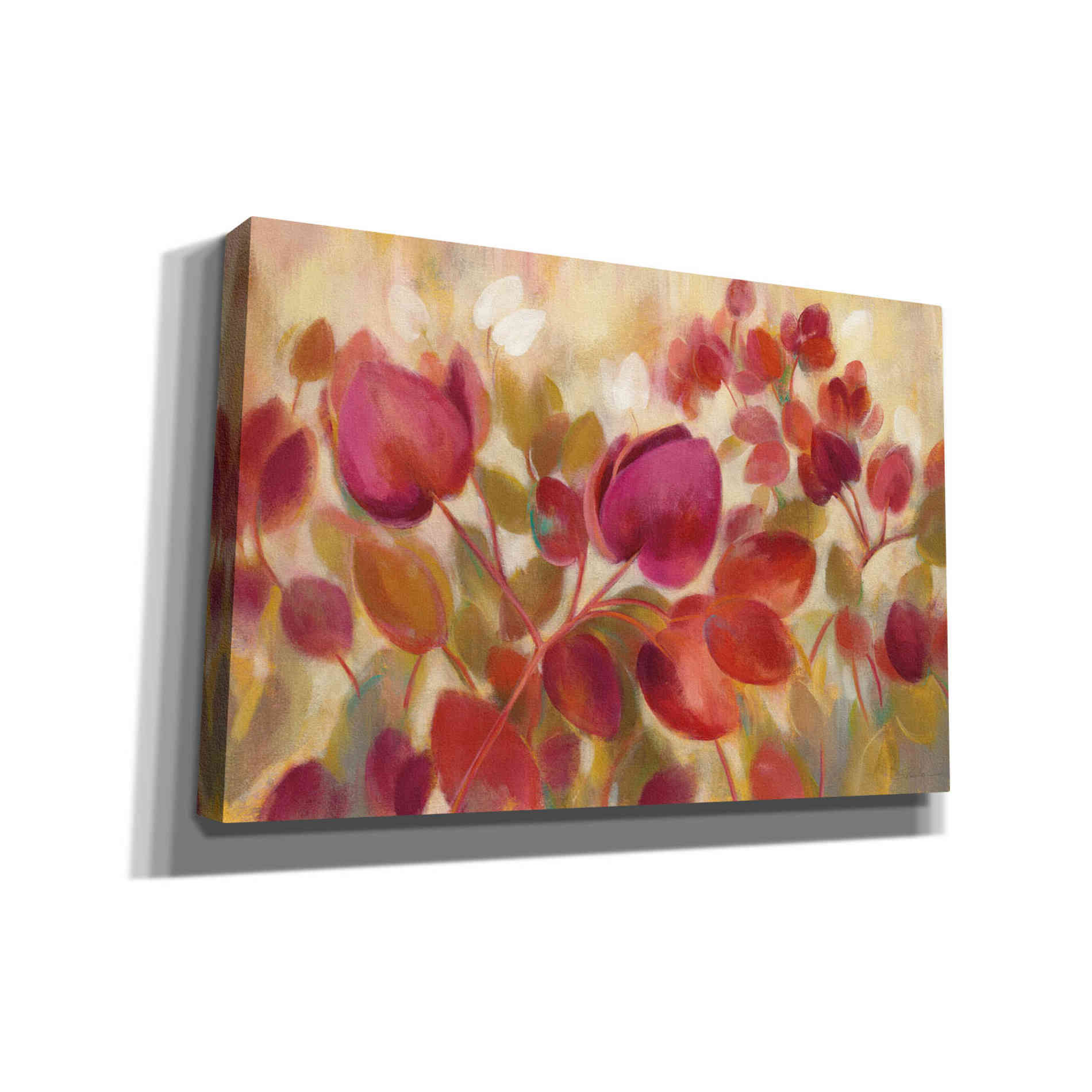 'Magenta Tropical' by Silvia Vassileva, Canvas Wall Art