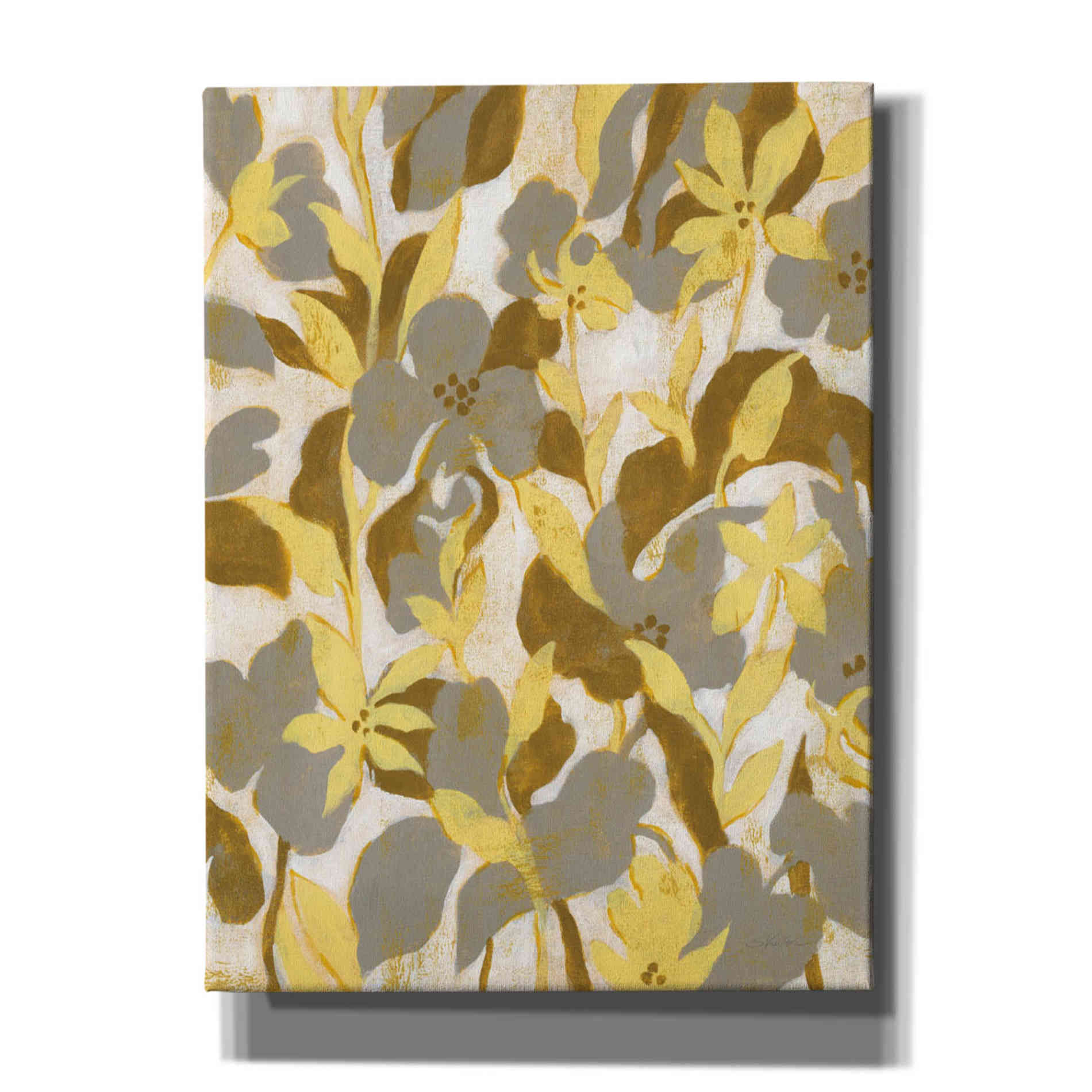 'Painted Tropical Screen II' by Silvia Vassileva, Canvas Wall Art