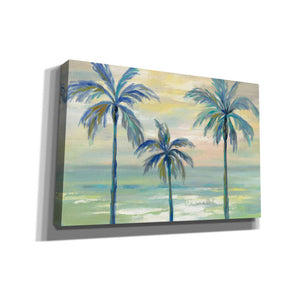 'Marine Layer Palms' by Silvia Vassileva, Canvas Wall Art